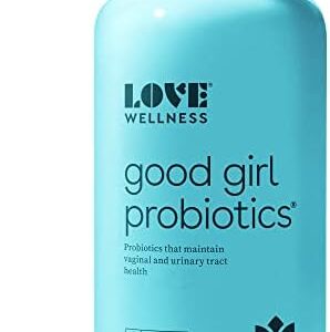 Love Wellness Vaginal Probiotics for Women, Good Girl Probiotics | pH Balance Supplement for Feminine Health with Prebiotics | Urinary Tract Health for Vaginal Odor & Flora | 60 Count (Pack of 1)