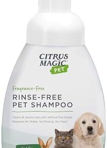 Citrus Magic Pet Rinse-Free Pet Shampoo, 8-Fluid Ounce