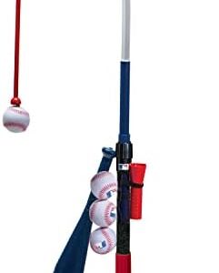 Franklin Sports Grow-with-Me Kids Baseball Batting Tee + Stand Set for Youth + Toddlers - Youth Baseball, Softball + Teeball Hitting Tee Set for Boys + Girls