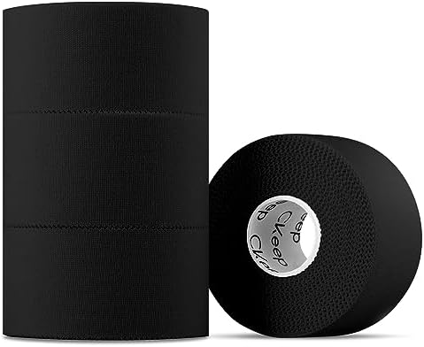 CKeep Athletic Tape, 45ft Per Roll, Easy to Tear and No Residue, Sport Tape for Strains and Sprains, Hypoallergenic and Breathable (4 Black)