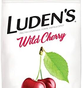 Luden's Sore Throat Drops, For Minor Sore Throat Relief, Wild Cherry, 30 Count