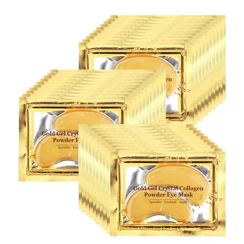 Adofect 30 Paris Under Eye Patches 24k Gold Under Eye Mask for Puffy Eyes and Dark Circles Treatments, Under Eye Bags Treatment Collagen Gel Pads for Beauty & Personal Care, Gold