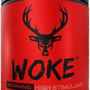 Bucked Up - Woke - HIGH STIM Pre Workout - Best Tasting - Focus Nootropic, Pump, Strength and Growth, 30 Servings (Grape)