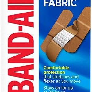 Band-Aid Brand Flexible Fabric Adhesive Bandages, Comfortable Sterile Protection & Wound Care for Minor Cuts & Burns, Quilt-Aid Technology to Cushion Painful Wounds, Assorted Sizes, 30 ct