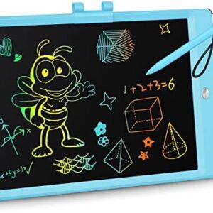 KOKODI LCD Writing Tablet, 10 Inch Colorful Toddler Doodle Board Drawing Tablet, Erasable Reusable Electronic Drawing Pads, Educational and Learning Toy for 3-6 Years Old Boy and Girls