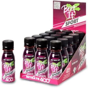 BEET IT Sport Pro-Elite Shot, (15 Shots) Nitrate 400, Non GMO Certified - Each Shot Contains 400 mg Dietary Beet Nitrates - Nitric Oxide Booster - High Nitrate Beet Juice