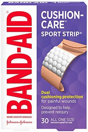 Band-Aid Brand Adhesive Bandages, Sport Strip/Extra Wide, 30 Count